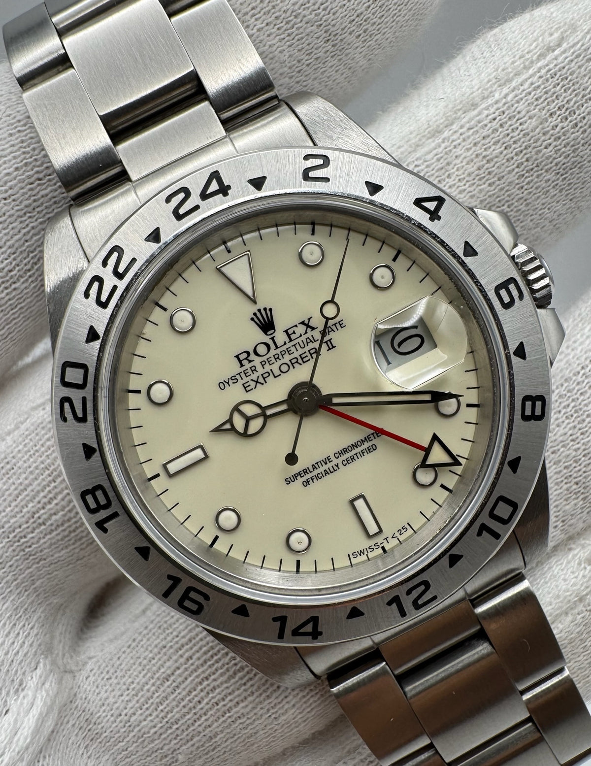 Rolex Explorer II 16550 Cream Dial 1985