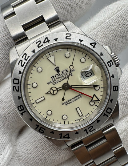 Rolex Explorer II 16550 Cream Dial 1985