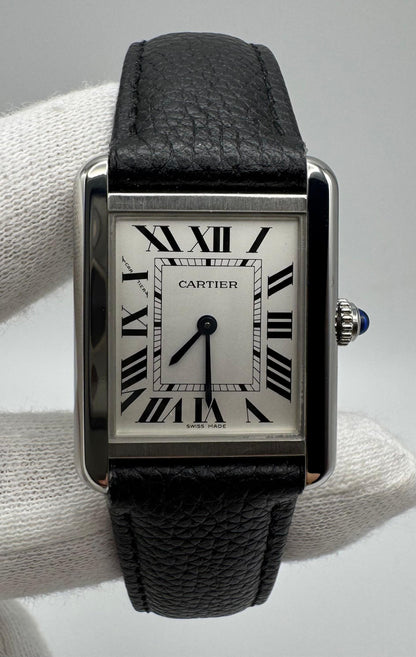 Cartier Tank Solo 31x24 Steel Quartz 2019 (Full-Set/Mint)