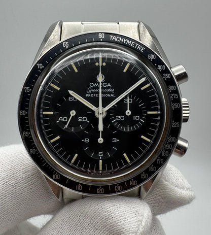 Omega Speedmaster Professional Moonwatch Yellow Patina 1974 (Unpolished)