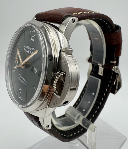 Panerai Luminor Perpetual Calendar PAM715 Platinumtech Green Dial 2024 (Full-Set/Unpolished)