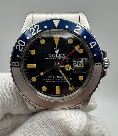 Rolex GMT-Master 1675 MK5 Pumpkin Patina Faded Red Pepsi Insert 1978 (Full-Set/Unpolished)