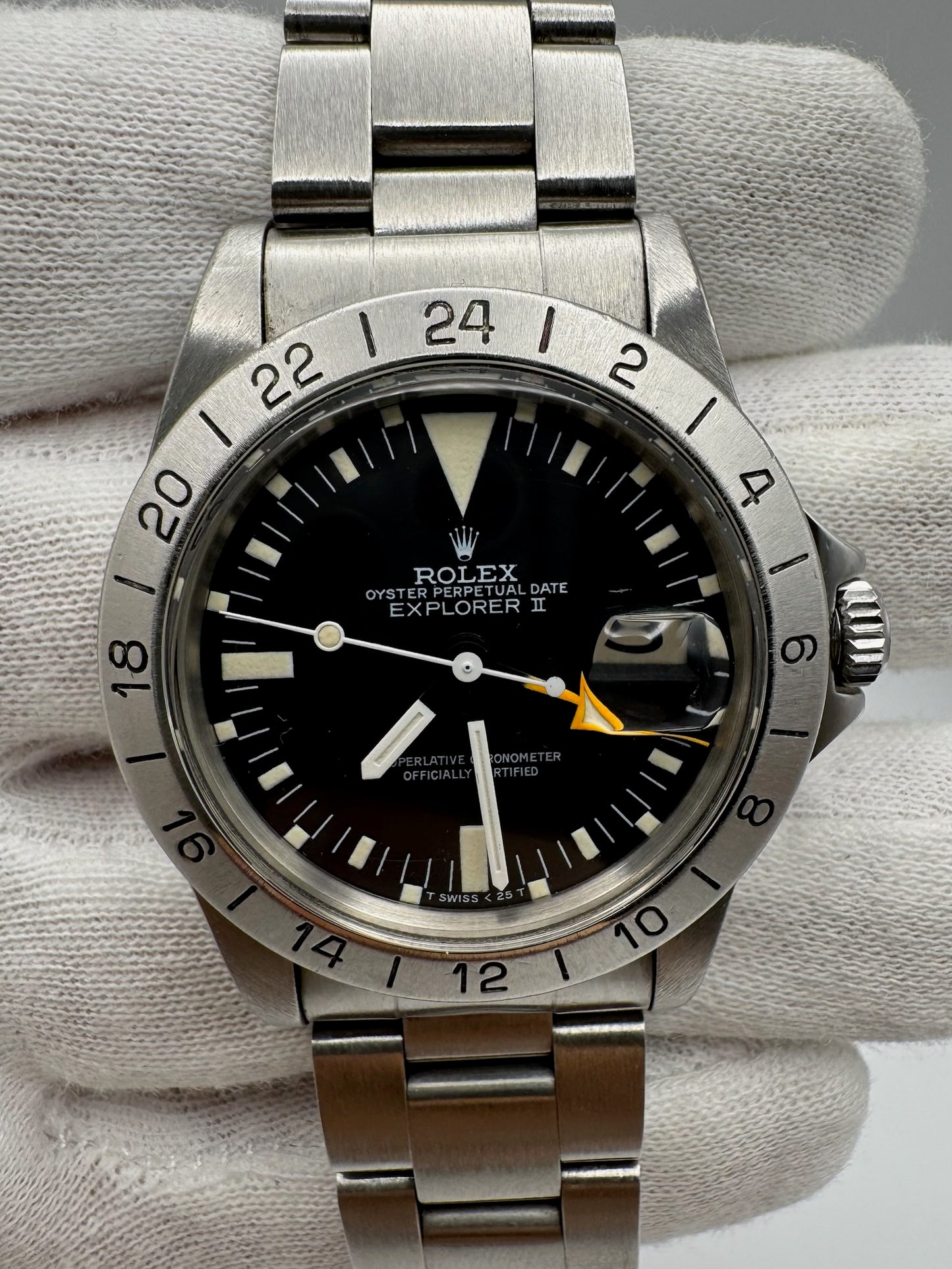 Rolex Explorer II 1655 "Steve McQueen" Tritium Dial 1982 (Full-Set/Serviced)