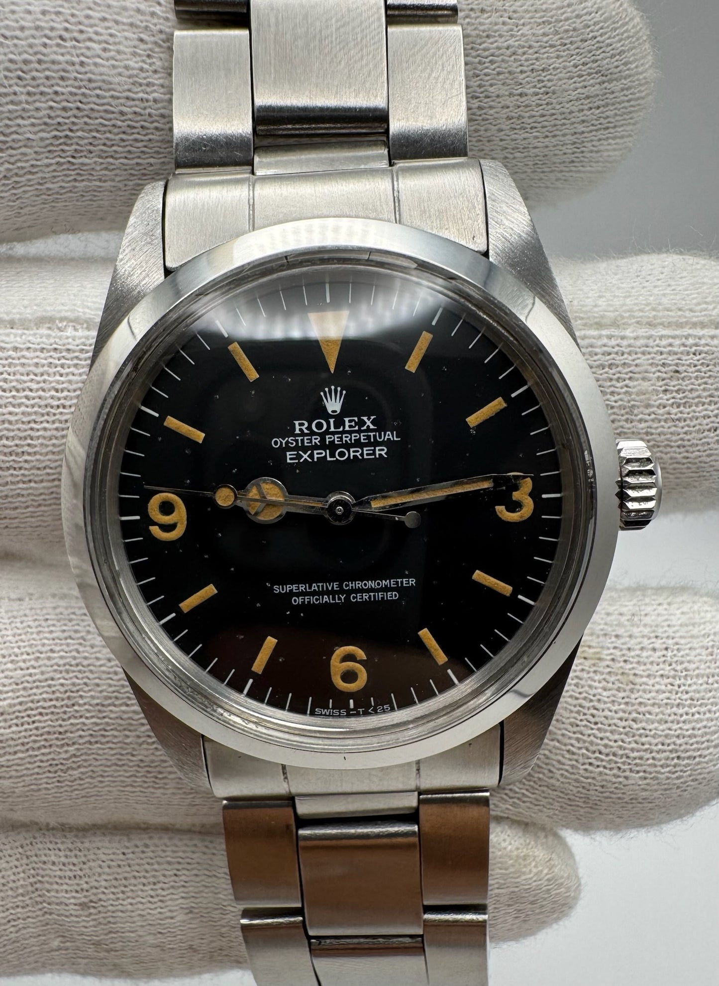 Rolex Explorer 1016 Pumpkin Patina 1965 (Box/Serviced)