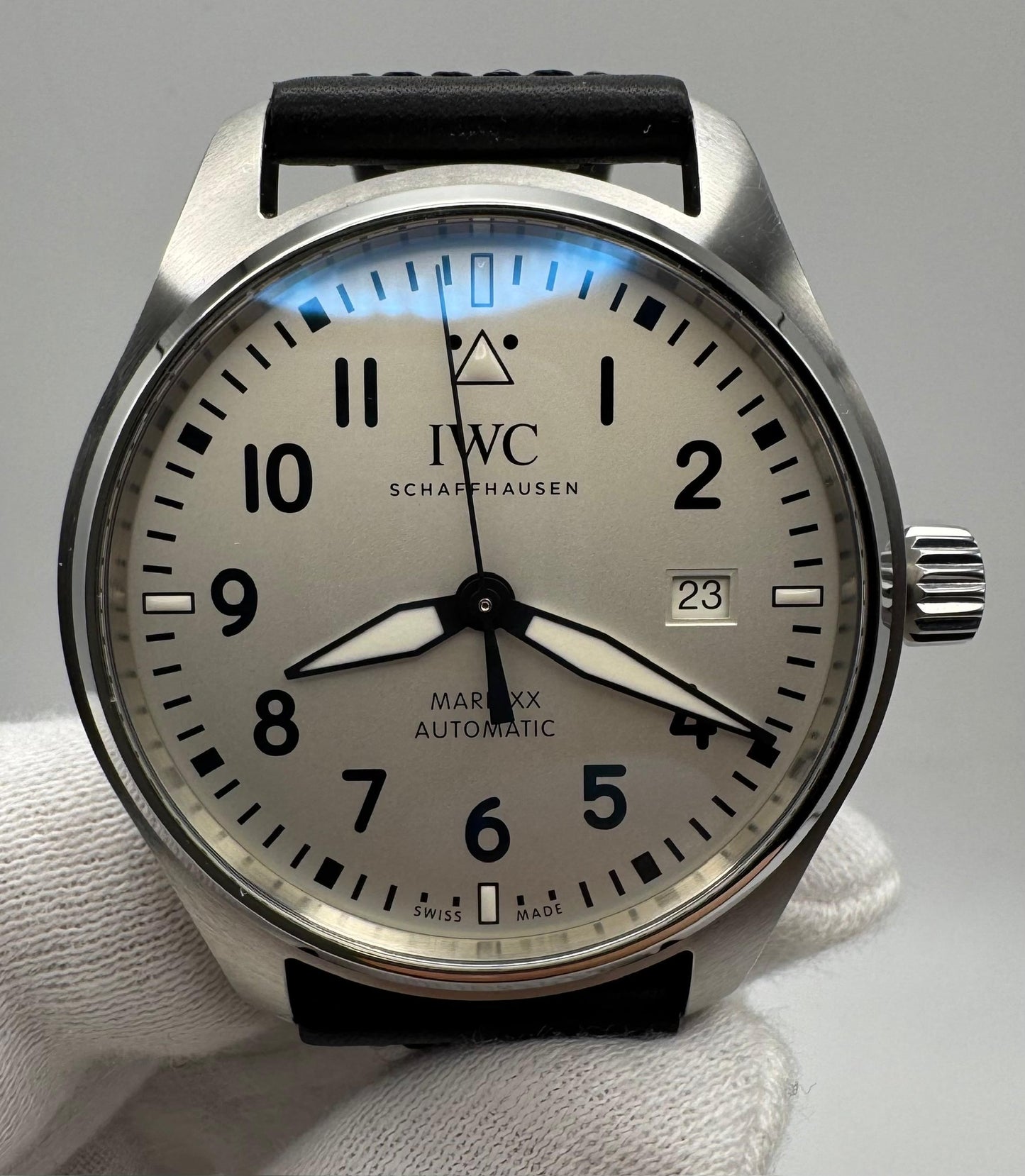 IWC Pilot Mark XX 40 White Dial 5 Days Power Reserve 2024 (Full-Set)