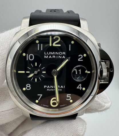 Panerai Luminor Marina Automatic PAM 00164 Black Arabic Dial 2010 (Full-Set/Unpolished)