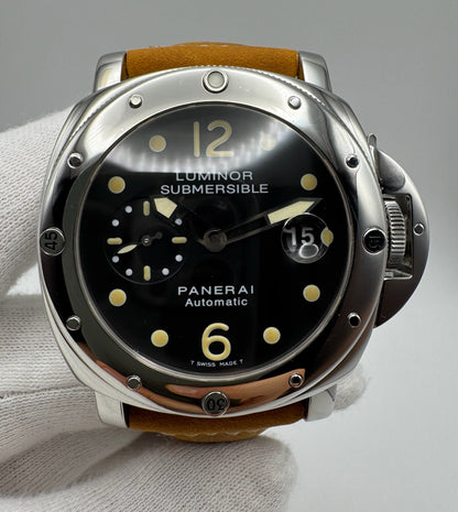 Panerai Luminor Submersible PAM24 A Series "Pica Sub" Tritium Dial Rare 1998 (Full-Set)