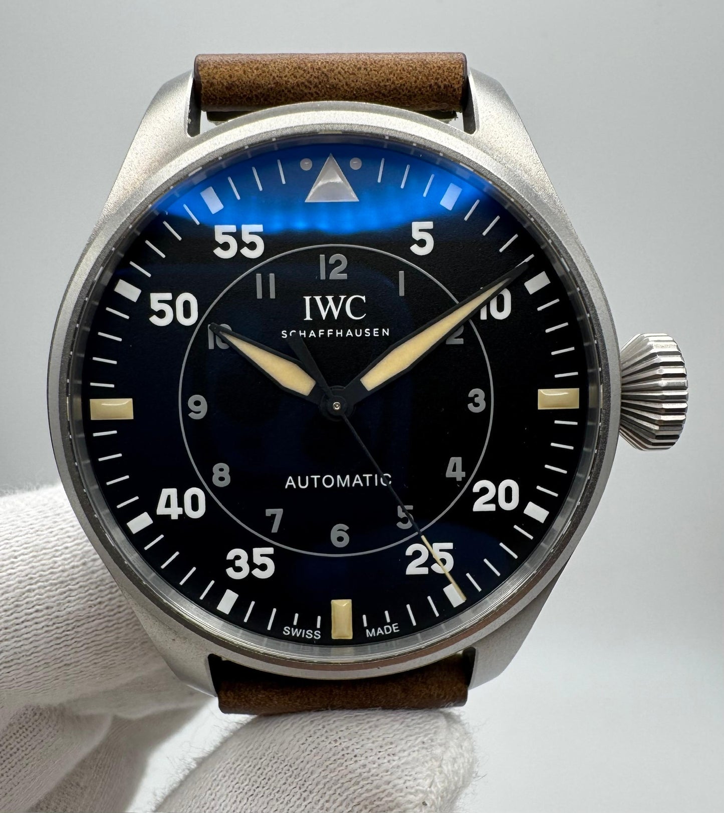 IWC Big Pilot Spitfire 43 Titanium Black Dial 2023 (Full-Set/Mint)