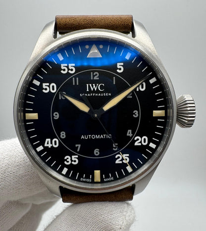 IWC Big Pilot Spitfire 43 Titanium Black Dial 2023 (Full-Set/Mint)