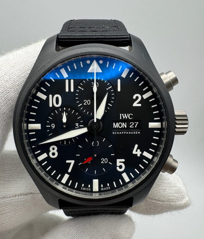 IWC Pilot Chronograph Top Gun IW389101 Black Dial Ceramic 44mm (Full-Set)