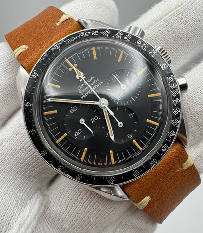 Omega Speedmaster Professional Moonwatch 105.012-65 Cal. 321 DON Bezel Pumpkin Patina 1965 (Unpolished/Serviced)
