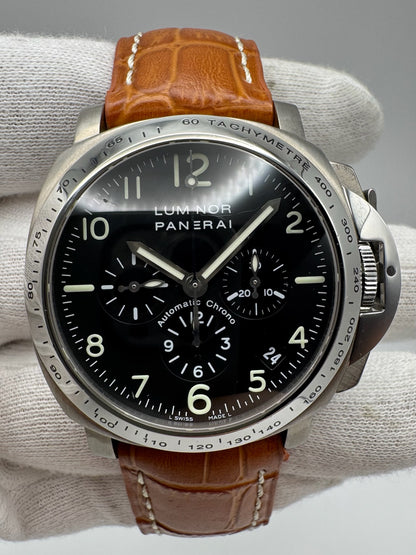 Panerai Luminor Chrono PAM00074 Titanium/Steel Zenith El Primero Movement 2002 (Full-Set/Serviced)