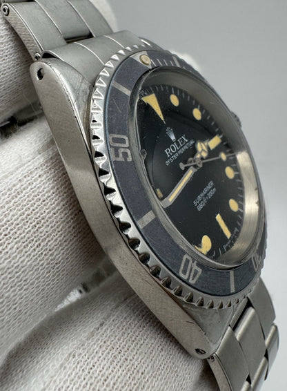 Rolex Submariner No Date 5513 Maxi Dial Yellow Patina Ghost Bezel 1966 (Serviced)