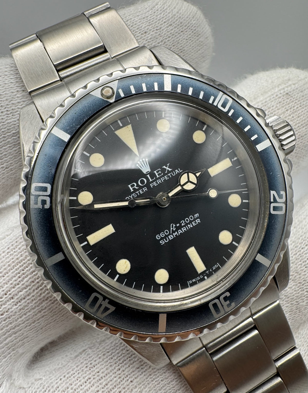 Rolex Submariner No Date 5513 Feet First Faded Blue Insert 1971 (Full-Set/Serviced)
