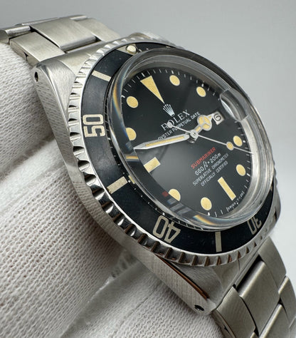 Rolex Submariner Date 1680 Red Yellow Patina 1972 (Full-Set/Serviced)