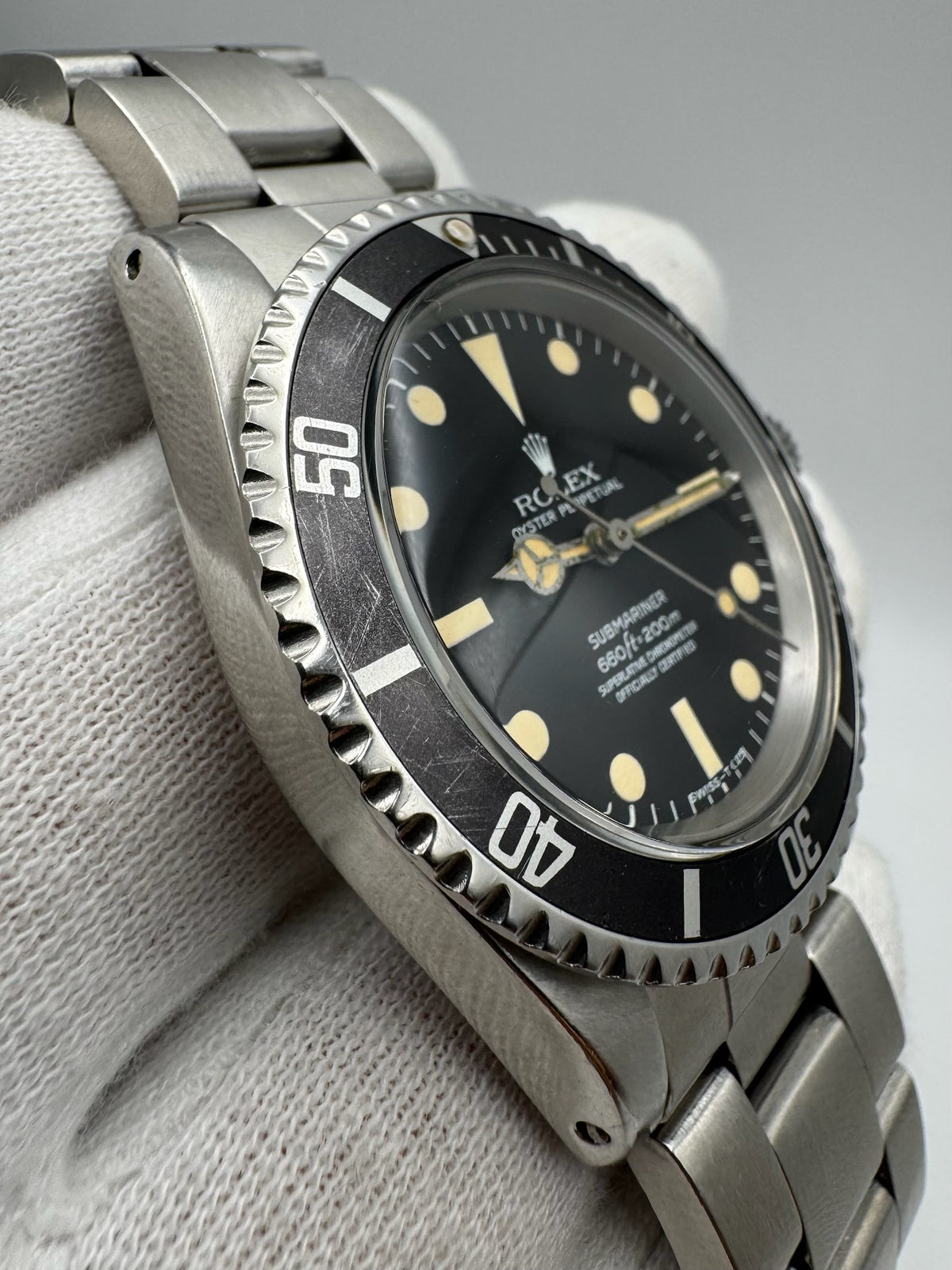 Rolex Submariner No Date 5512 Maxi Dial Yellow Patina 1966 (Serviced)