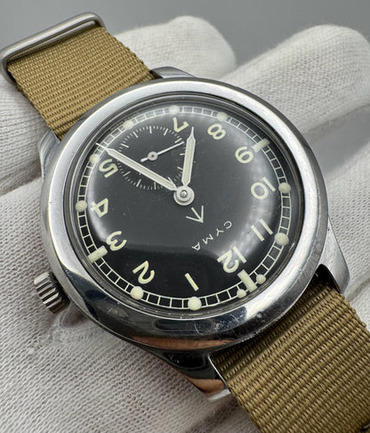 Cyma Dirty Dozen WWII Military 38 Service Dial 1943 (Unpolished)