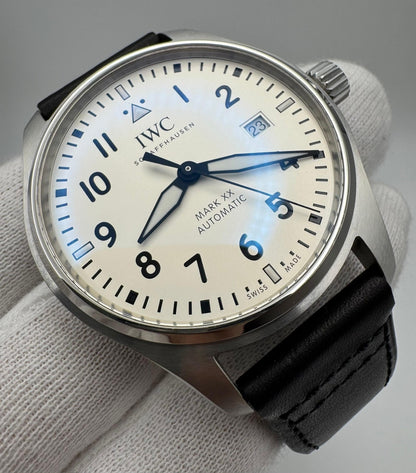 IWC Pilot Mark XX 40 White Dial 5 Days Power Reserve 2024 (Full-Set)