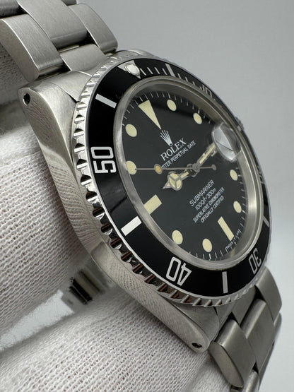 Rolex Submariner Date 16800 Black Matte Dial 1980 (Serviced)
