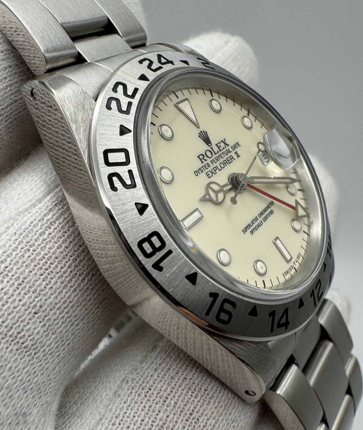 Rolex Explorer II 16550 Cream Dial 1985