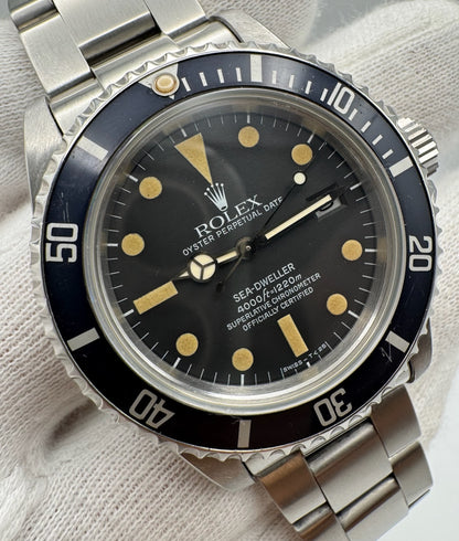Rolex Sea-Dweller 16660 Matte Tropical Dial Pumpkin Patina 1983 (Full-Set/Serviced)
