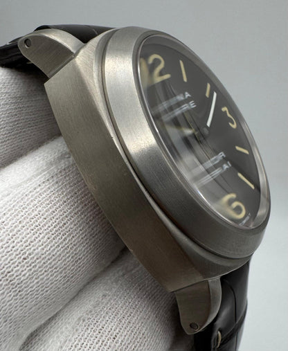 Panerai Luminor Marina Militare PAM00036 Titanium Tobacco Tritium Dial 2000 (Full-Set)