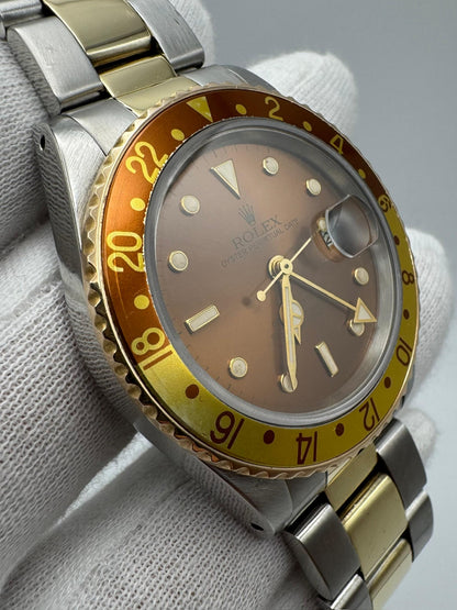 Rolex GMT-Master II 16713 Rootbeer 2 Tone 1984 (Serviced)