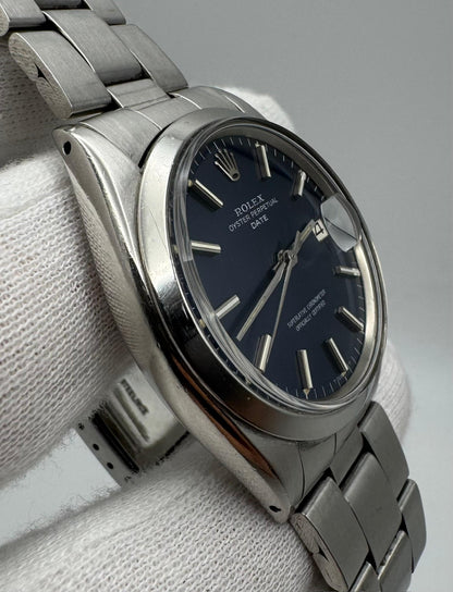 Rolex Oyster Perpetual Date Blue Dial 1967 (Serviced)