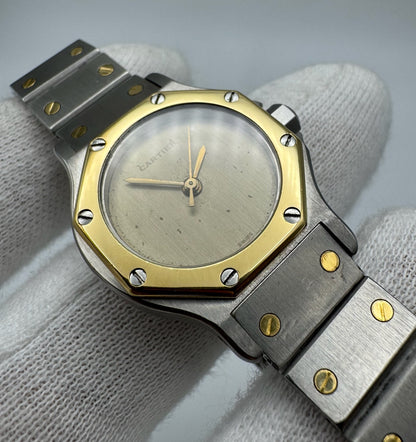 Cartier Santos 0907 Octagon 2 Tone Ghost Dial 1980 (Serviced)
