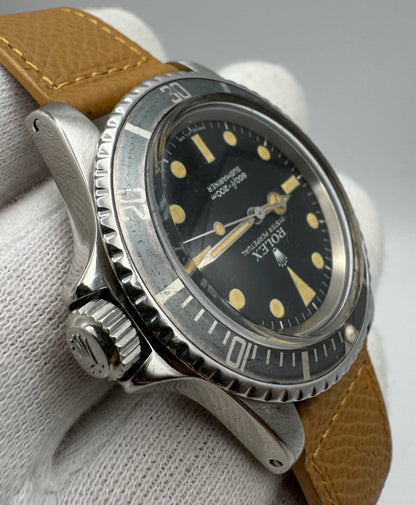 Rolex Submariner No Date 5513 Maxi Dial Feet First Yellow Patina Ghost Faded Bezel 1972