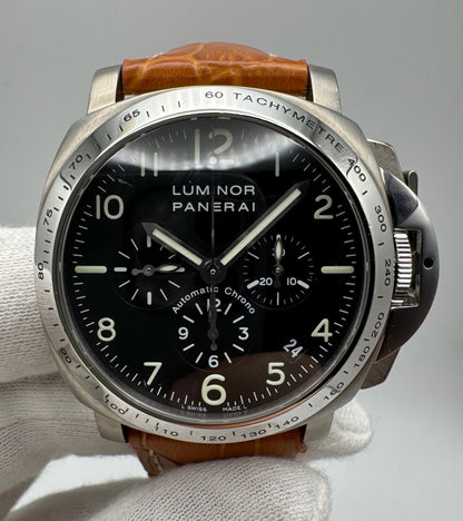 Panerai Luminor Chrono PAM00074 Titanium/Steel Zenith El Primero Movement 2002 (Full-Set/Serviced)