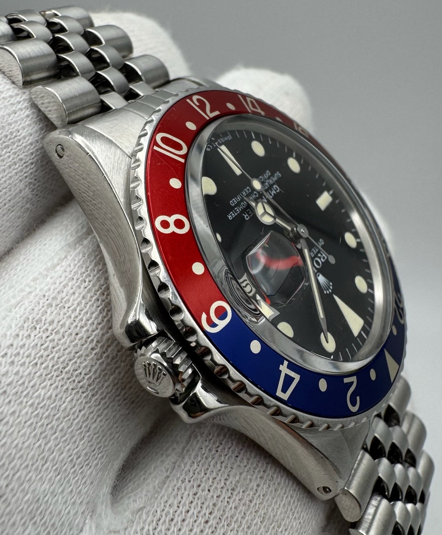 Rolex GMT-Master 1675 MK4 Pepsi Jubilee Vintage 1978 (Serviced)