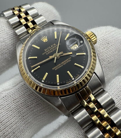 Rolex Lady-Datejust 6917 2-Tone Black Dial 1978 (Serviced)