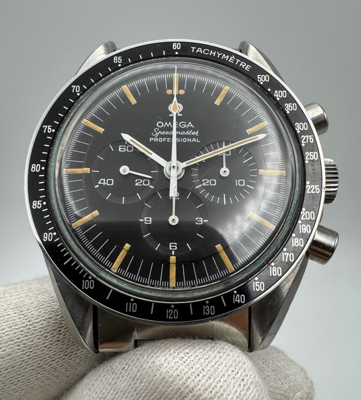 Omega Speedmaster Professional Moonwatch 145.012-67 Tropical Dial 1967 (Full-Set)