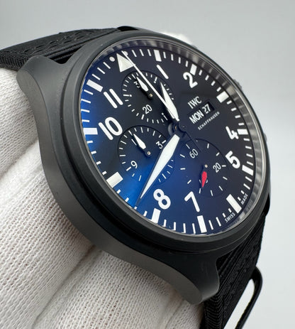 IWC Pilot Chronograph Top Gun IW389101 Black Dial Ceramic 44mm (Full-Set)