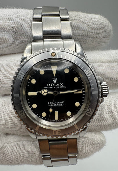 Rolex Submariner (No Date) 5513 "Meters First" Long 5 Ghost Bezel 1969 (Full-Set)