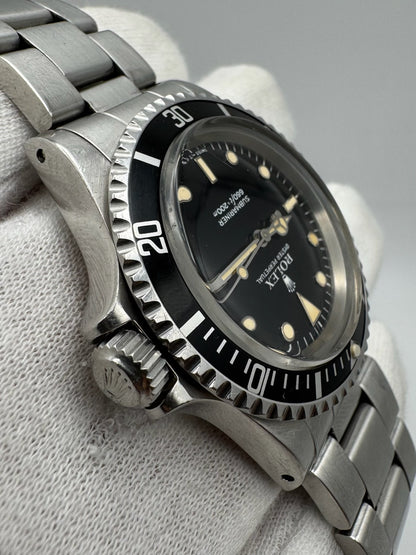 Rolex Submariner 5513 Glossy Dial Yellow Patina 1984 (Unpolished)