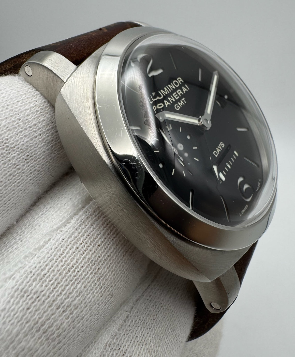 Panerai Luminor 1950 PAM233 "Dot Dial" K Series Rare ~2008 (Full-Set/Unpolished)