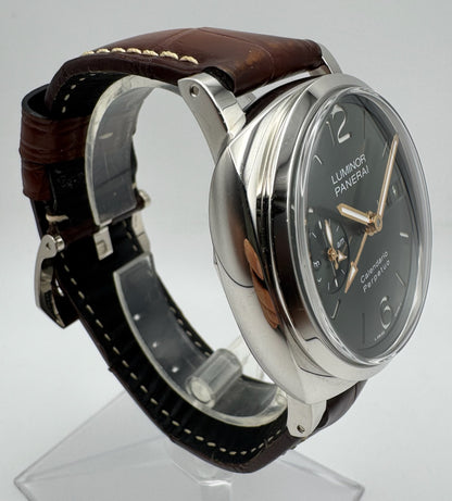 Panerai Luminor Perpetual Calendar PAM715 Platinumtech Green Dial 2024 (Full-Set/Unpolished)