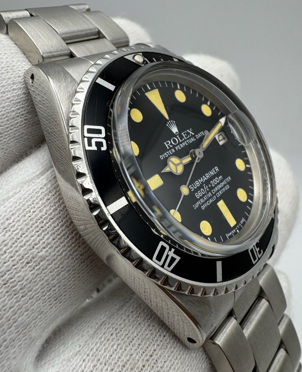 Rolex Submariner Date 1680 MK2 Yellow Patina 1978 (Serviced)