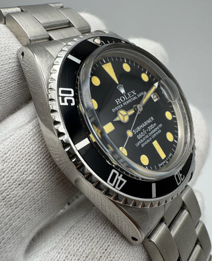 Rolex Submariner Date 1680 MK2 Yellow Patina 1978 (Serviced)