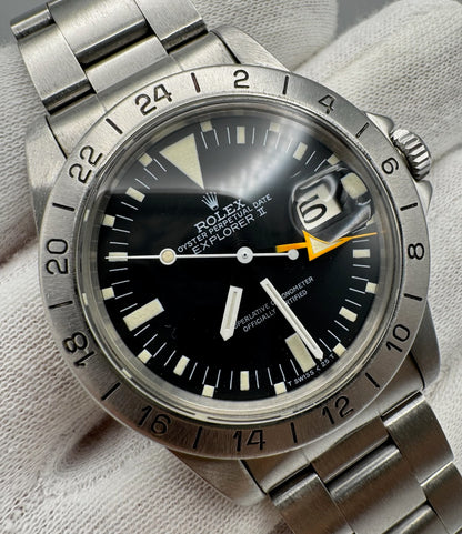 Rolex Explorer II 1655 "Steve McQueen" Tritium Dial 1982 (Full-Set/Serviced)