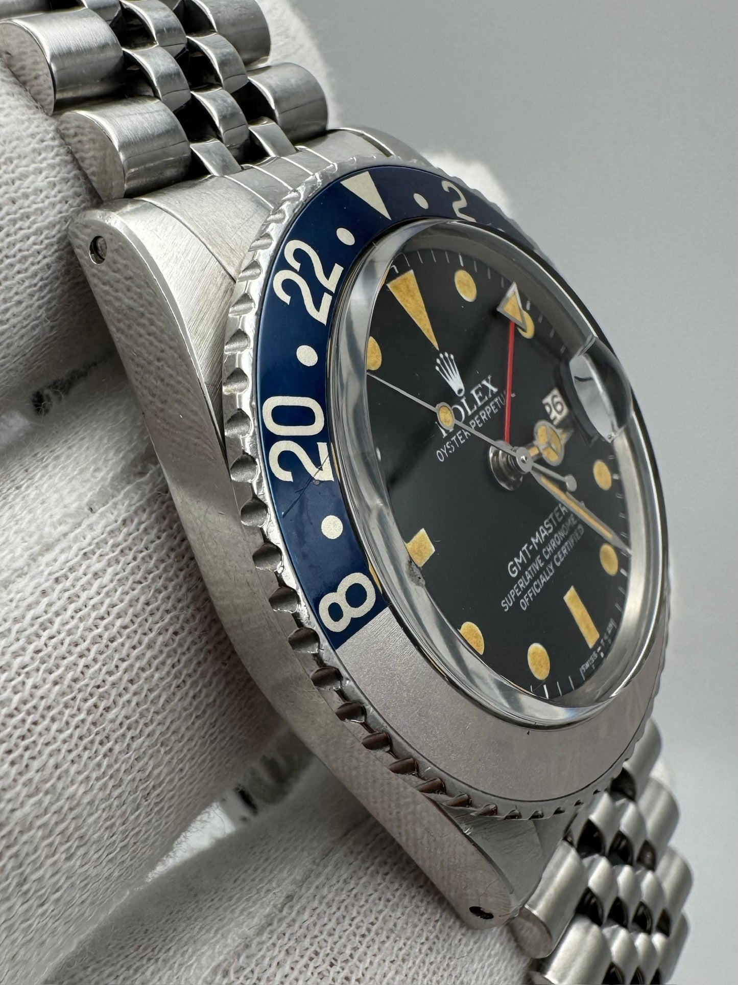 Rolex GMT-Master 1675 MK5 Pumpkin Patina Faded Red Pepsi Insert 1978 (Full-Set/Unpolished)