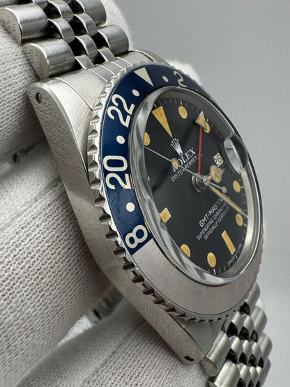 Rolex GMT-Master 1675 MK5 Pumpkin Patina Faded Red Pepsi Insert 1978 (Full-Set/Unpolished)