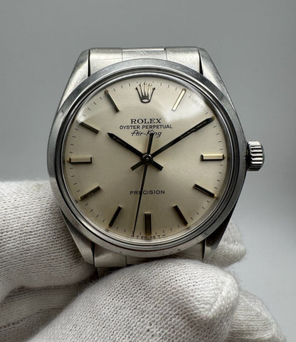 Rolex Air King Silver Dial 1981 (Full-Set/Unpolished/Serviced)