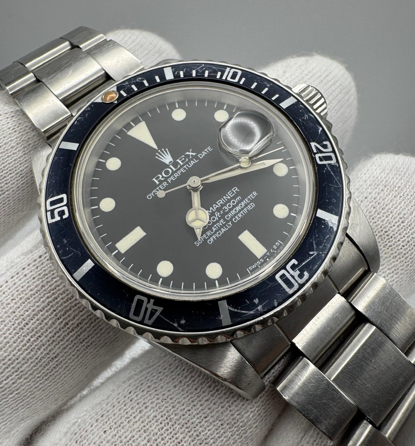 Rolex Submariner Date 16800 Matte Tritium Dial 1983 (Unpolished/Serviced)