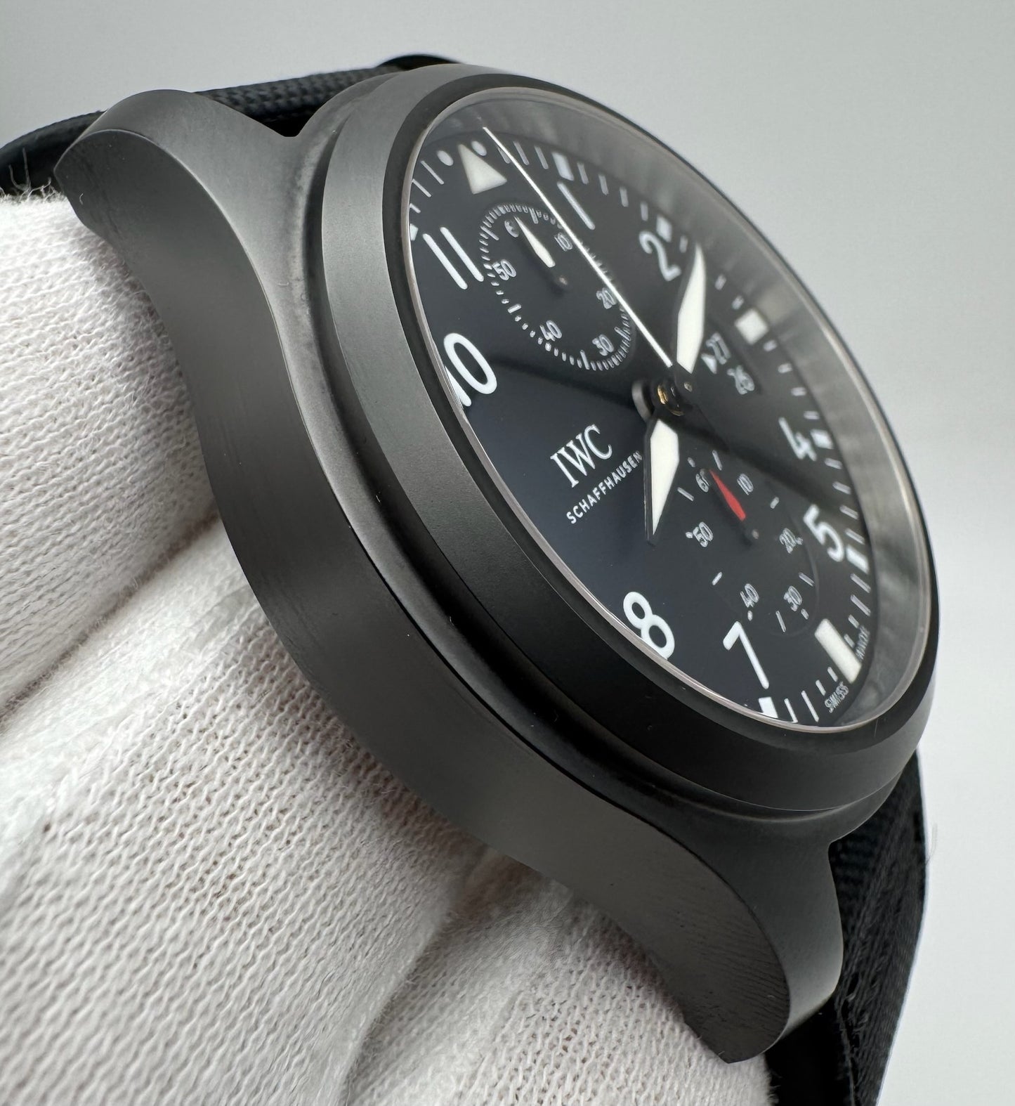 IWC Pilot Chronograph Top Gun Black Ceramic 46 2016 (Full-Set/Mint)