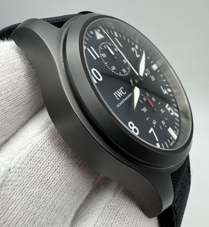 IWC Pilot Chronograph Top Gun Black Ceramic 46 2016 (Full-Set/Mint)