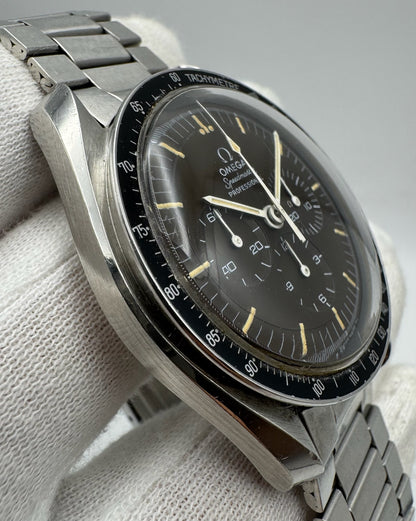 Omega Speedmaster Professional Moonwatch 145.022-69ST Caramel Tropical Dial Yellow Patina 1969 (Full-Set/Unpolished/Serviced)