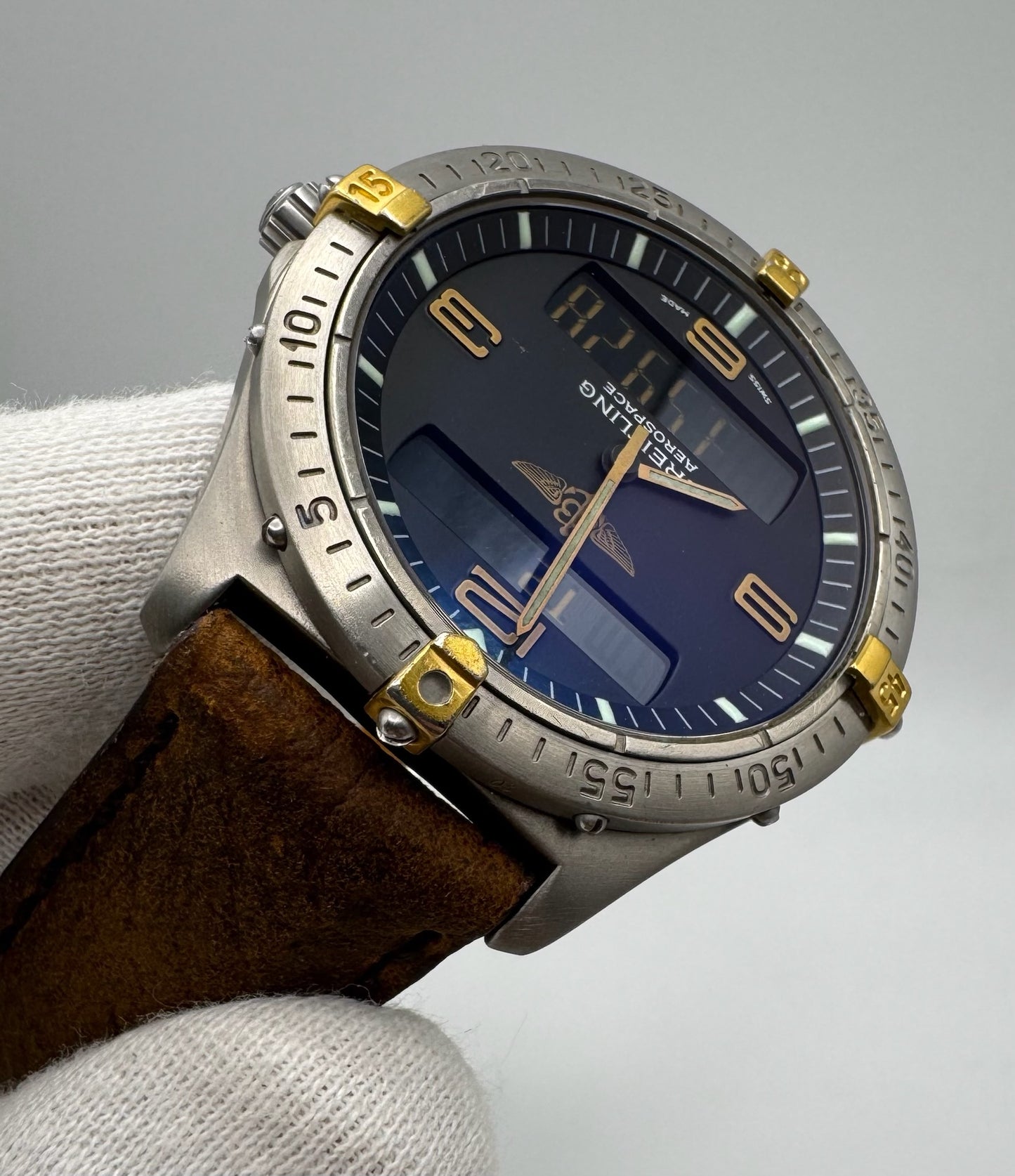 Breitling Aerospace F56062 Titanium 2-Tone Black Dial ~1995